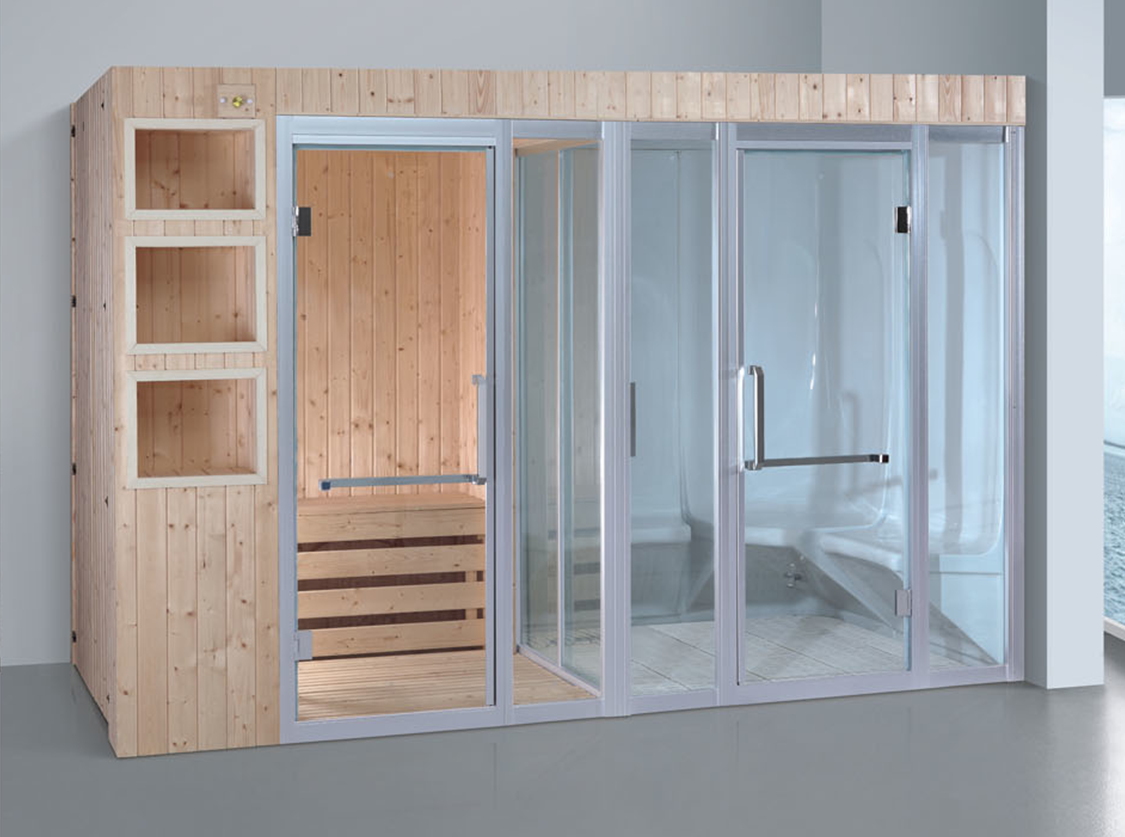 large size for 4 person luxury style professional steam sauna room 